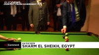 بازی بیلیارد نخست‌وزیران بریتانیا و ایتالیا در شرم‌الشیخ…