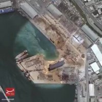 تصاویر ماهواره‌ای جدید از انفجار بیروت