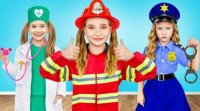 برنامه کودک ساشا حدس زدن شغل های مختلف - بازی آشپزی و پلیس