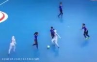 تکنیک باور نکردنی تیم فوتسال زنان ایران