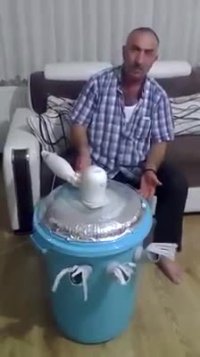 خلاقیت خیلی جالب برای خنک کردن اتاق