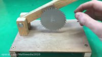 آموزش کاردستی خلاقانه | ساخت دستگاه برش چوب