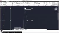 ستون گذاری ساختمان بتنی در اتوکد