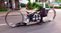 موتور سیکلت با موتور هواپیما !!!!