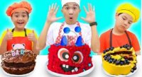 برنامه کودک آشپزی واقعی با آنی و سامی :: چالش کیک پزی