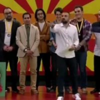 حرف هاي عجيب اشكان خطيبي بعد از اعلان برنده خندوانه شو.Ashkan khatibi