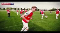 چالش جالب تیم جوانان آرسنال (شوت به روش خاص!)