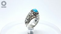 انگشتر فیروزه مردانه اصل کد R26