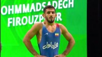 پیروزی فیروزپور در وزن 74 kg مقابل حریف آمریکایی