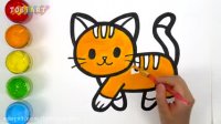اموزش نقاشی برای کودکان - گربه