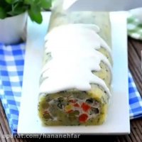 طرز تهیه سالاد_سیب زمینی_رولتی (آسان و خوشمزه)