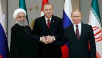 نشست سران سه‌جانبه با حضور پوتین و روحانی و اردوغان در تهران