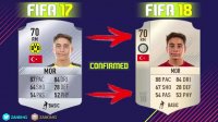 کارت های بعضی از بازیکنان ترانسفر شده در فیفا 18