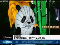 مجسمه های شیشه ای رنگارنگ در اسکاتلند