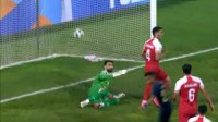 گل اول النصر به پرسپولیس گل به خودی اسماعیلی‌ فر