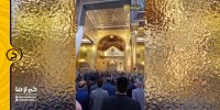ایوان طلای حرم حضرت عباس (ع) روبروی باب القبله همزمان با عید غدیر افتتاح شد