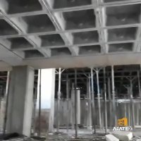 زیبایی سقف وافل گلدار آباتکس ABATEX