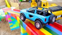 فیلم ماشین بازی کودکانه - گاراژ ماشین ها با رنگ های مخصوص