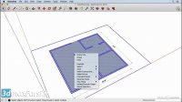 آموزش سه بعدی سازی اسکچاپ SketchUp 3d Modeling Extrude walls
