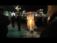 آیین خطبه خوانی شب شهادت امام رضا علیه السلام در حرم مطهر رضوی