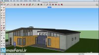 برنامه تخصصی معماری SketchUp 2019 Setting a camera view + Look Around