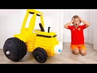 ساخت ماشین های بادکنکی با سنیا و نیکی