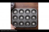 دونات شکلات خانگی آسان (بدون گلوتن)