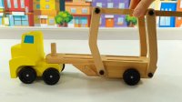 یادگیری اعداد با ماشین های چوبی - ماشین بازی - کارتون ماشین بازی کودکان