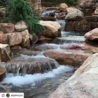 اجرای آبنما آبشار نهر برکه های طبیعی باسنگهای طبیعی 09124026545