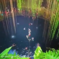 یوکاتان مکزیک استخر طبیعی بهشت روی زمین و معدن نشاط و آرامش  #مسافرت