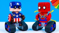 برنامه کودک ابرقهرمانان خمیری - ربات هالک - مرد عنکبوتی
