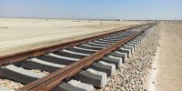 ریل گذاری مسیر خط ریلی شلمچه بصره در خاک عراق