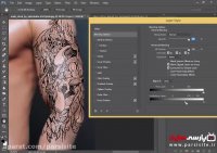 آموزش ایجاد تاتو بر روی بدن توسط فتوشاپ