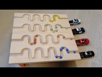 ماشین بازی کودکانه + تیله بازی