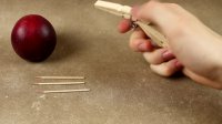 Mini Matchstick Gun - (Clothespin Pistol)