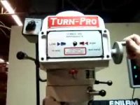 TURNPRO 9 X42 KNEE MILL with ANILAM 2 AXIS DRO 40307