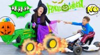 ماشین بازی جدید پسرانه خارجی - تعقیب جادوگر دزد - ماشین تراکتور بزرگ