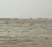 لحظه غرق شدن ناو ارتش ایران در دریای خزر