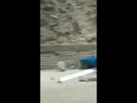 ریزش کوه در محور هراز ( وحید محتشمی )