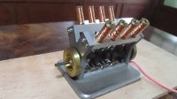 solenoid engine Ⅴ８　　電磁石エンジン