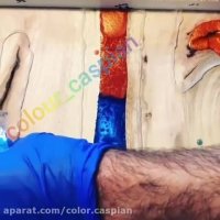 رنگ رزین اپوکسی با متالیک ترکیب شده