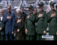 حضور مقامات ارشد کشوری و لشکری در مراسم تشییع شهید حججی