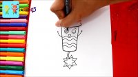 آموزش نقاشی موشک بازیگوش به زبان فارسی