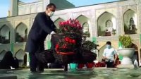 گل آرایی حرم مطهر رضوی به مناسبت میلاد نبی اکرم (ص) و امام جعفر صادق (ع)