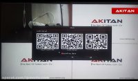 طریقه مشاهده کد QR جهت انتقال تصویر P2P در دستگاه Akita