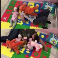 منو بابا و مامانم