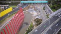 Time lapse: New traffic bridge at Mount Alexander Road