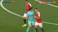 خلاصه بازی خیمناستیک 1-1 بارسلونا