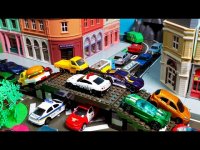 تصادف ماشین ها و ساخت پل لگویی : فیلم ماشین بازی جدید