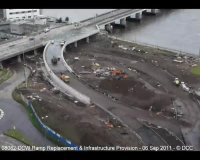 Tay Road Bridge - New Off Ramp Construction Timelapse